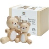 image:imagePlanToys LittleBear Wooden Baby Rattle amp Grasping Toy  Montessori Sensory Development for Coordination Focus amp Auditory Learning  EcoFriendly Infant Educational ToyLight Brown